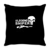 american sniper punisher Throw Pillow
