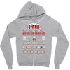 merry x mas you filthy animal Zipper Hoodie