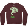 saw a ghost Crewneck Sweatshirt