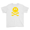 smiley pirate skull and crossbones Youth Tee