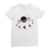 Saturn Swing Ladies Fitted T-Shirt