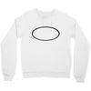 black oval Crewneck Sweatshirt