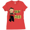 new face Ladies Fitted T-Shirt