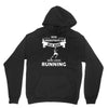 who loves running Unisex Hoodie