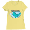53. narwhal 025 Ladies Fitted T-Shirt