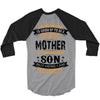 Super Cool Mother Of A Freaking Awesome Son 3/4 Sleeve Shirt