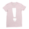 exclamation box Ladies Fitted T-Shirt