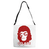 planet of the apes rise Adjustable Strap Totes