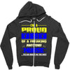 proud dad nurse Zipper Hoodie