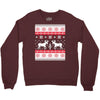 reindeer christmas ugly sweater Crewneck Sweatshirt