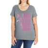 breast cancer Ladies Curvy T-Shirt
