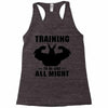 Training to be Like All Might Racerback Tank