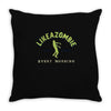 like a zombie Throw Pillow