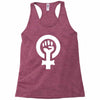 feminist human rights justice activist Racerback Tank