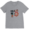 team 10 american flag V-Neck Tee