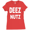 deez nutz Ladies Fitted T-Shirt