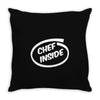 chef cook funny new Throw Pillow