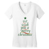 we wish you a merry christmas Women's V-Neck T-Shirt