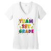 team 1st grade Women's V-Neck T-Shirt