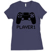 player stick Ladies Fitted T-Shirt