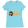say no to scurvy Ladies Fitted T-Shirt