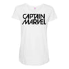 captain marvel 5 Maternity Scoop Neck T-shirt
