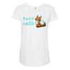 foxy nerd Maternity Scoop Neck T-shirt