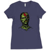 zombie brain out Ladies Fitted T-Shirt