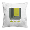blow me 3 Throw Pillow