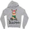 merry cristmas reindeer Zipper Hoodie