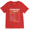 February Girl Facts Pisces V-Neck Tee