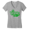 vegan 2 Women's V-Neck T-Shirt