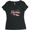 rainbow road Women's Triblend Scoop T-shirt