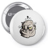 angry ogre. Pin-back button