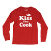 kiss the cook chef Long Sleeve Shirts