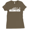the walking dead horror zombie Ladies Fitted T-Shirt