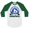 camping for life;Husband and wife 3/4 Sleeve Shirt