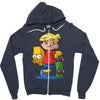bart simpson Zipper Hoodie