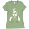 lumberjack skull Ladies Fitted T-Shirt