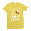 true friend (boxer) Ladies Fitted T-Shirt