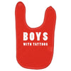 boys with tattoos Baby Bibs