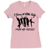 I Have a Little Help From My Friends Ladies Fitted T-Shirt