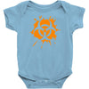 biohazard splat Baby Onesie