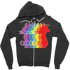 Goku Rainbow T-Shirt Zipper Hoodie