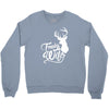 trophy wife deer Crewneck Sweatshirt