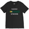 please wait. getting drunk. V-Neck Tee