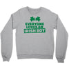 everyone loves an irish boy Crewneck Sweatshirt