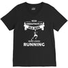 who loves running V-Neck Tee