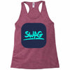 swag blu Racerback Tank