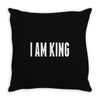 i am king Throw Pillow
